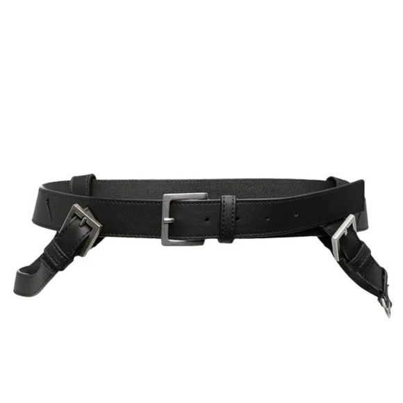 Jacquemus Other - Jacquemus Mens Black Leather La Ceinture Baudrier Harness Belt